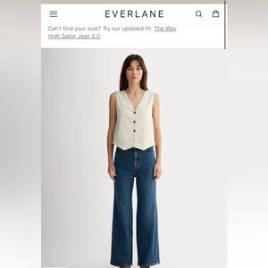 Everlane Dark Blue Women's Flare Jeans